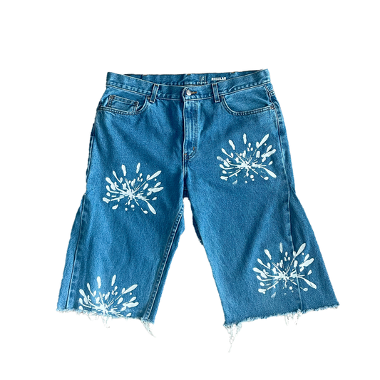 Agapanthus Flower Denim