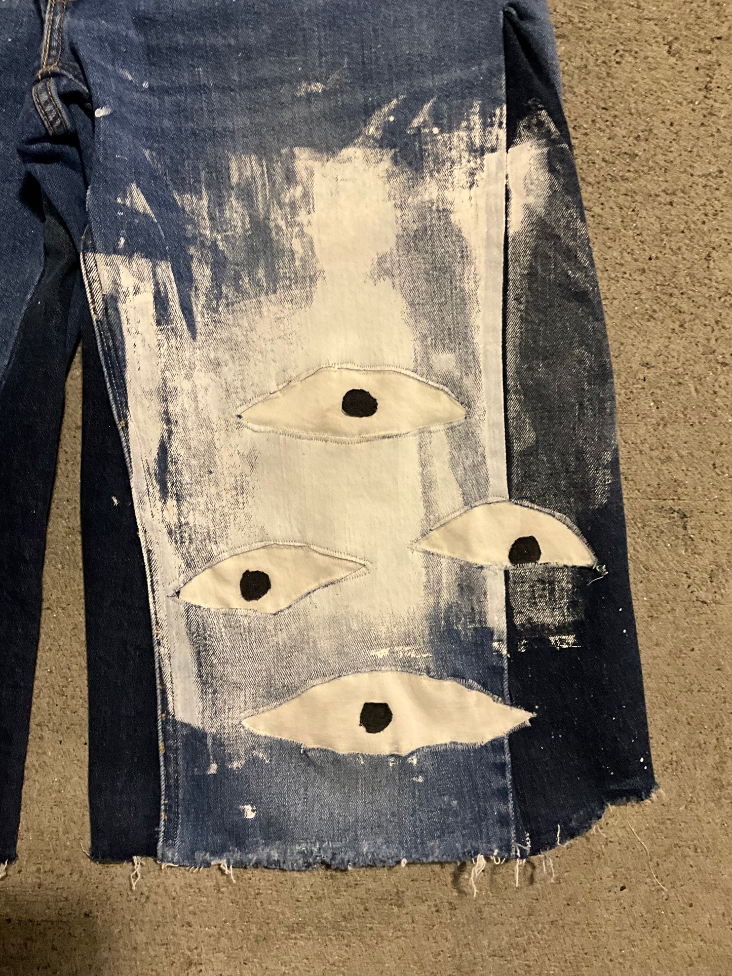 "I am you, and you are me" Denim Custom Jorts