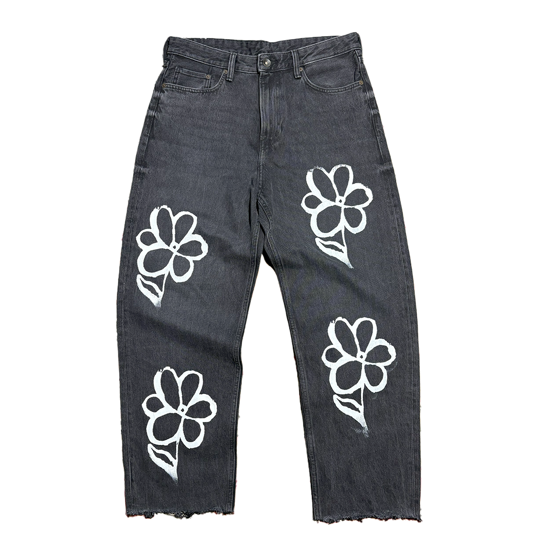 Flower Collection Denim Jeans