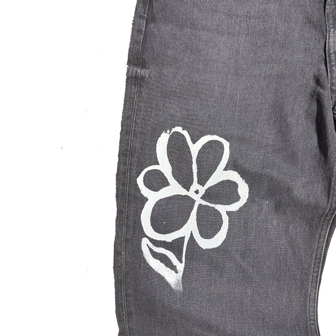 Flower Collection Denim Jeans