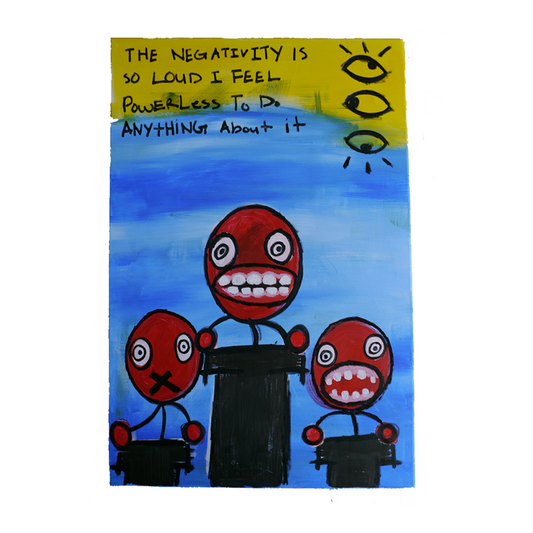 “The Fear of the World” Painting