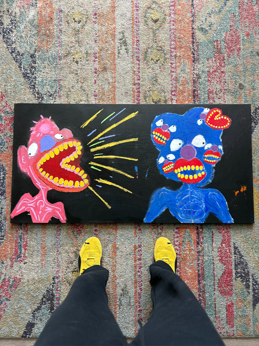 "Opinions" Painting