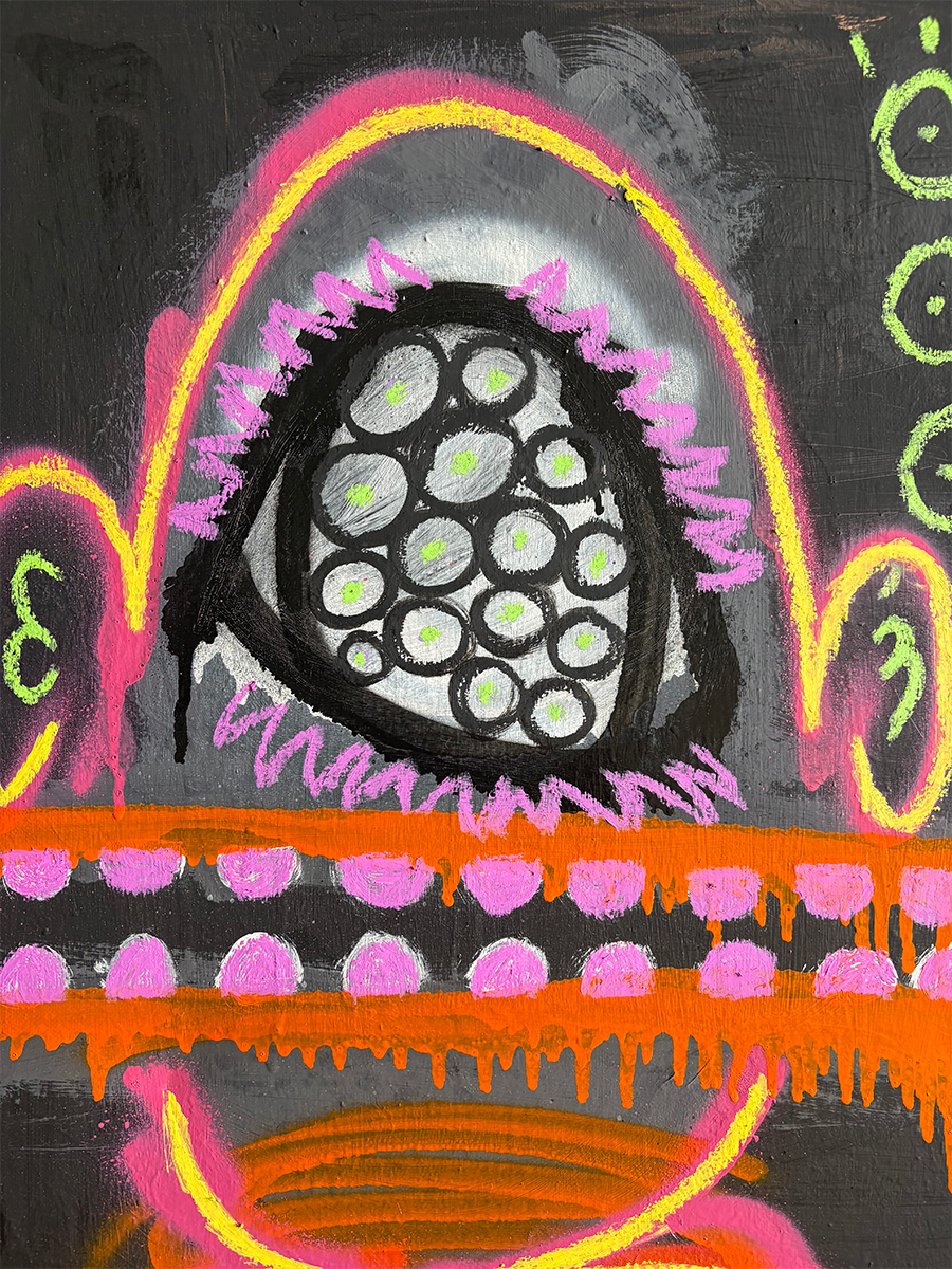 Spaceman Painting