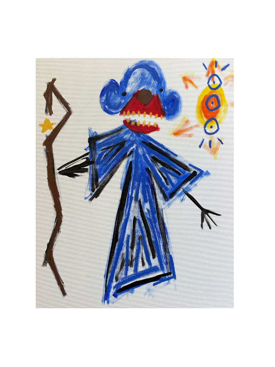 "Wizard" Painting