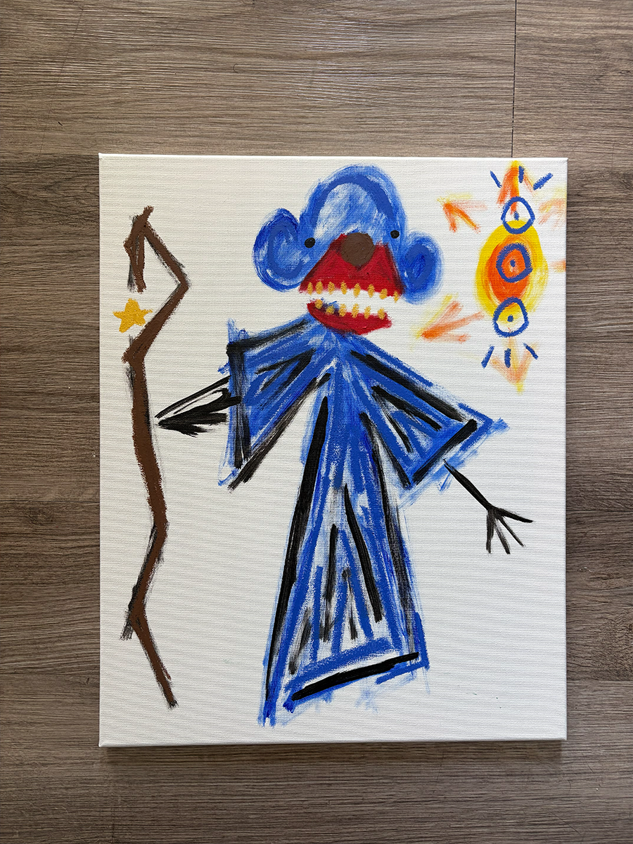 "Wizard" Painting