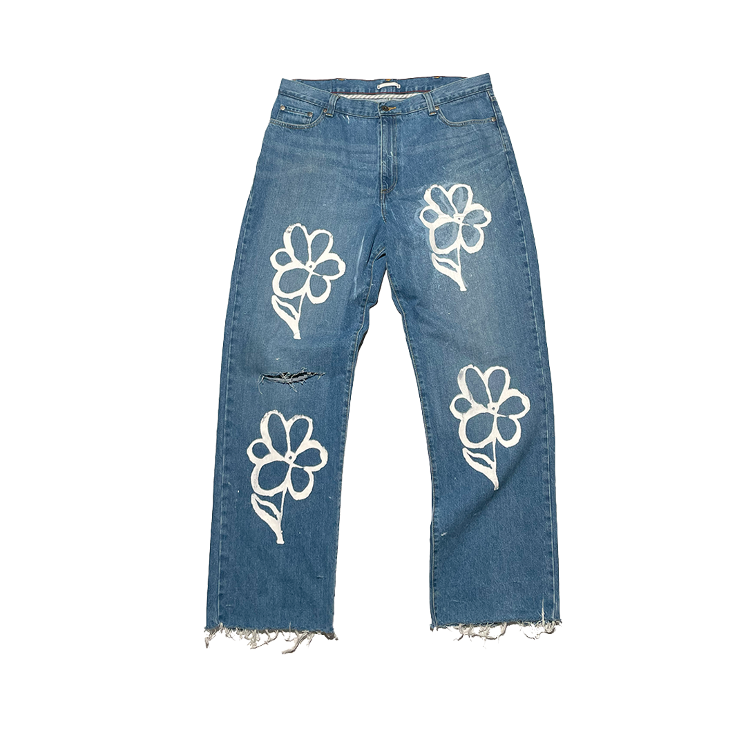 Flower Collection Denim Jeans